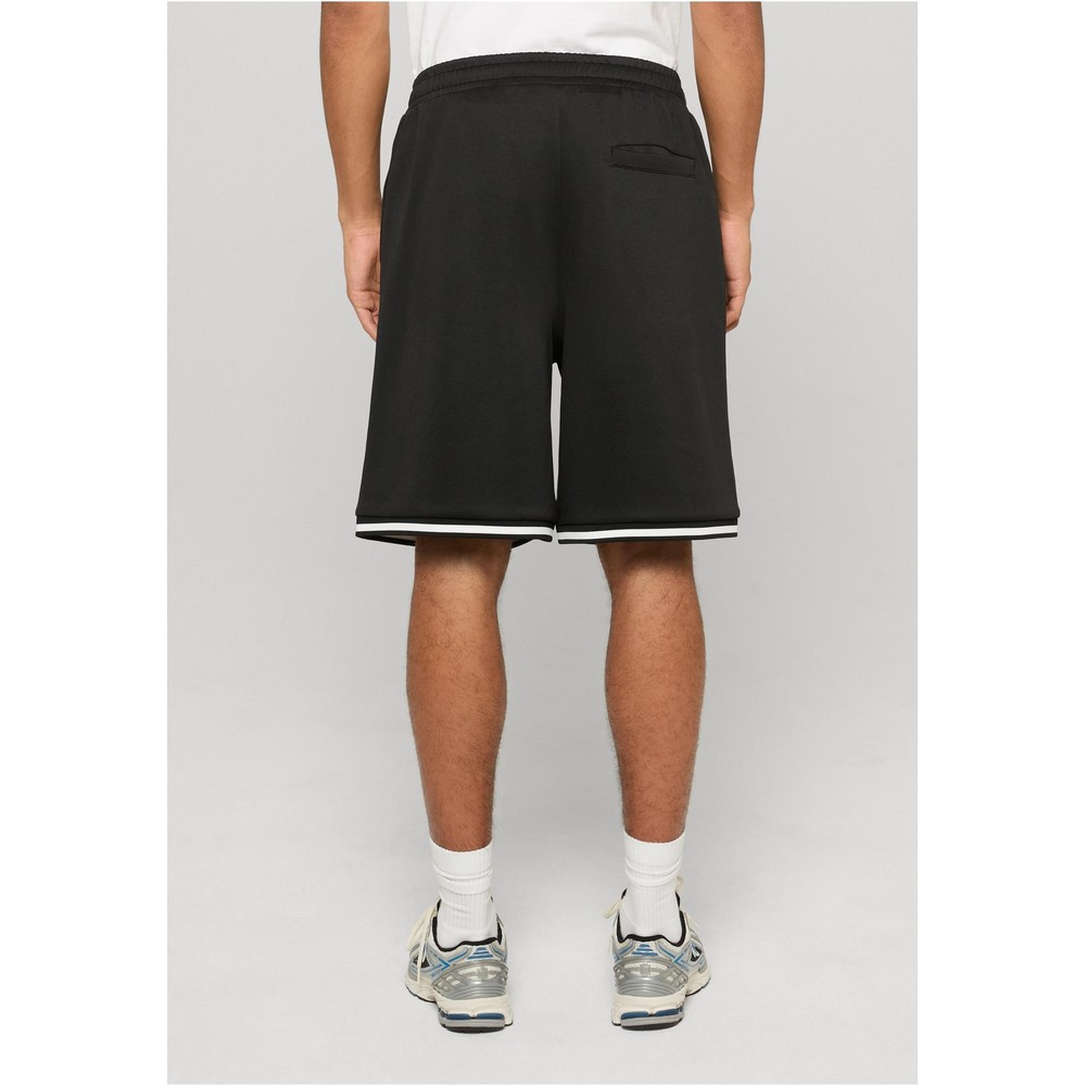 Urban Classics - Interlock Pintuck Baseball Shorts - Black